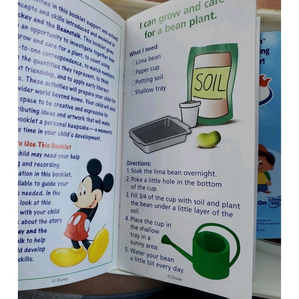 Vtg. Disney's Learning Adventures-Mickey's Reading Math & Fun-w/Activity Booklet - Picture 15 of 16
